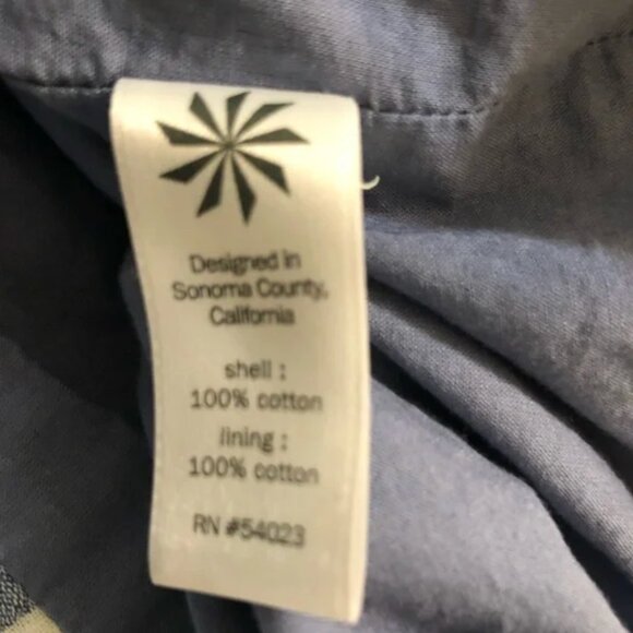 Athleta Stripped Cotton Dress, L - Picture 9 of 10